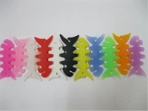 durable & colorful silicone cable winder