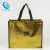 Import Durable Customized Logo Fashion Design Lamination Non Woven Tote Metallic Reusable Shopping Bag from China