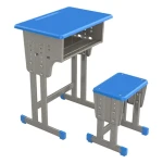 Durable Metal Student Desks Chairs Outdoor Bedroom Use Primary Secondary Schools Childrens Learning Suite Training Tutoring