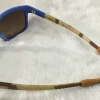 Earthy yellow elastic silicone rubber eyeglasses chain eyewear accessories cord