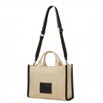 Eco-friendly durable heavy cotton tote bag daily use handbags casual woman canvas tote shopping bags