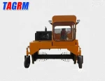 Efficiently working performance chicken manure compost machine / organic fertilizer making machine
