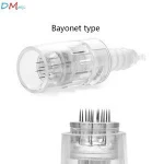 Electric derma pen needles screw/lock 12 pin cartridge for auto microneedle derma pen tattoo needles 12pin needle tip