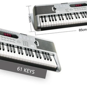 electric piano for adult from factory gift for kids high-quality piano keyboard 61 keys with LED screen be able to link phone