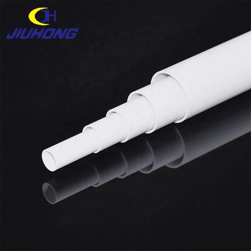 Electrical Accessories Wholesale Size D20*1.5mm Rigid Plastic Wire Casing Cable Conduit Pvc Tube Electrical Pipe Fittings
