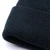Import Embroidery winter beanie hat black custom made mens beanie cap from China