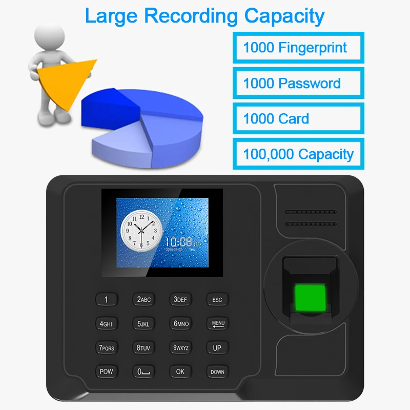 Eseye Fingerprint Time Attendance System Office Employee  Biometric Attendance Machine