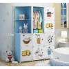European city landscape folding children cabinet, breakfast bread, simple MA long, simple closet sticker