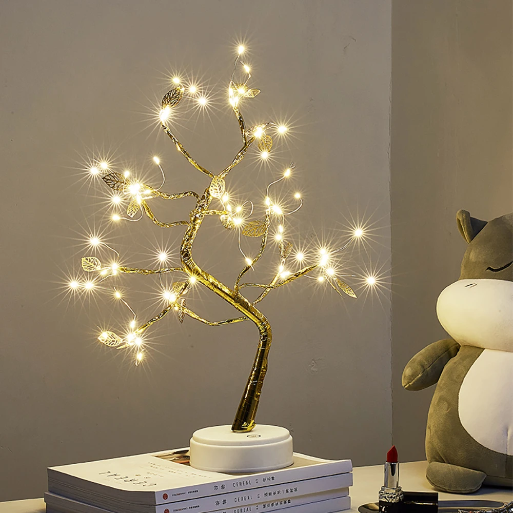 European Style Home Decoration Accessories Modern Tree Model Light Living Room Office Home Decor Birthday Christmas Gifts
