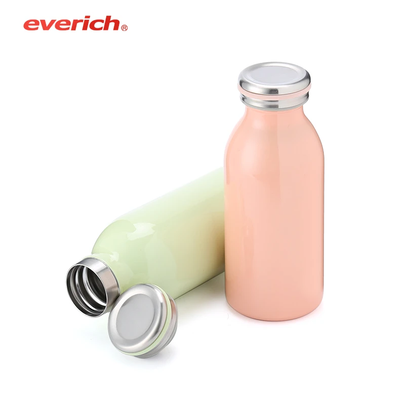 Everich hot Double wall vacuum insulated stainless steel outdoor sport gym water bottle
