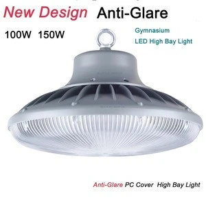 Exclusive ANTI-GLARE 150W LED High bay light for Gymnasium  IP65 100W UFO Gymnasium LED High bay light