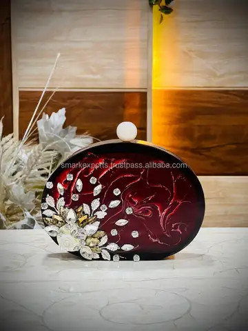 Exports quality Handcrafted Clutches for Bridal & Evening Elegance - Ethnic Inspired Designs - Perfect Gifts for Her"