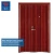 Import exterior safety front entrance wood grain fire steel resistant doors for building project from China