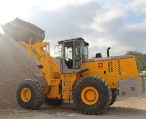 Factory 7tons heavy mining cat wheel loader with good quality Chinese front end loader earth moving equipment
