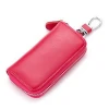 Factory Car key bag mens leather zipper key holder wallet