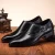Factory custom comfortable  business casual men genuine leather dress shoes