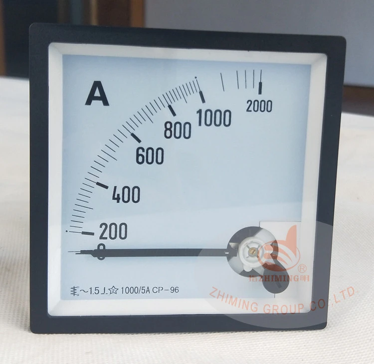 Factory Directly Sales High Quality Ampere Current Analog Panel Meter 72x72