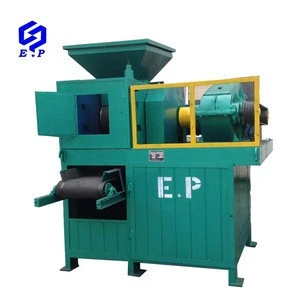 Factory directly supply Iron Ores Hydraulic high pressure roller briquette machine