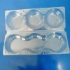 factory offer custom vacuum forming PET blister packaging tray for 3 pcs apple