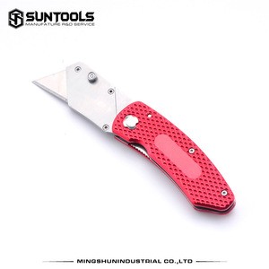 Factory Offer Folding Retractable Utility Knife with Holster UK-004