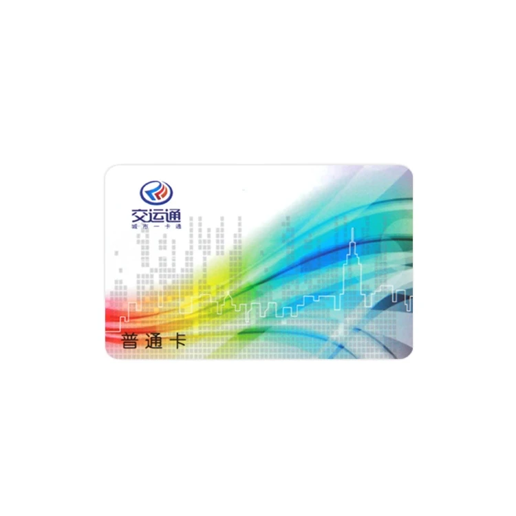 Factory price city communications bus pass rfid smart chip bus card