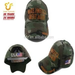 Factory price custom man hats trump hats caps high quality baseball cap make America great again 6 panel baseball cap