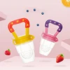 Factory wholesale bite bag baby food supplement feeder silicone baby fruit pacifier