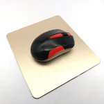 Factory wholesale high end waterproof aluminium metal gaming mouse pad