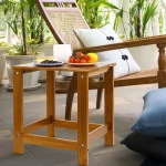 Factory wholesale modern style outdoor patio side table for garden backyard