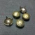 Import Factory wholesale nickel free brass nail head prong  rivet, metal claw brass nail heads garment rivets from China