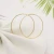 Import Fashion Hoop Earring Real Gold 18K AU750 Hoops Earrings Gold Jewelry from China