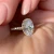 Import Fashion Silver Big Oval Zircon Diamond Ring Fashion Jewelry CZ Cubic Zirconia Wedding Engagement Ring For Women from China