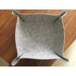 Felt desktop storage goods tray