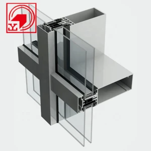Finely processed popular style aluminum profile square for curtain wall