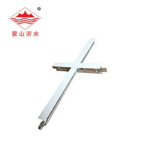 Flat Suspended Ceiling T Bar Ceiling Grid Components