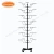 Import Floor Standing Metal Wire Retail Rotating Display Hat Stand from China