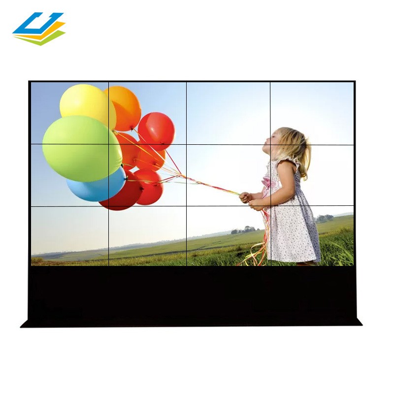 Floor Standing Splicing Advertising Screen 55 Inch 4K 3X3 LCD Video Wall