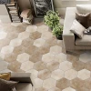 Floor tile 300X300 Mosaic wall marble hexagonal tile bathroom living room decoration