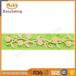 Flower rattan shape silicone fondant cake mold