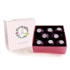 Foaming christmas  bath fizzies gift set  natural ingredients organic custom SPA OEM logo bath bomb with wrapping paper