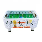 Football table soccer arcade game with coin operated game machine