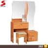 Foshan manufacturer bedroom furniture wooden modern dresser with mirror
