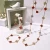 Import Four Leaf Clover Charms long Necklace bracelet earring jewelry sets from China