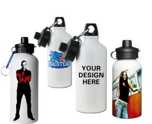 Free Sample 400/500/600ML Metal Water Bottle Custom Printing Aluminum Sports Bottle
