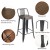Free shipping delivery directly Vintage Industrial Bar Stool Royal Bar Stool Antique Wooden Metal Bar Stool