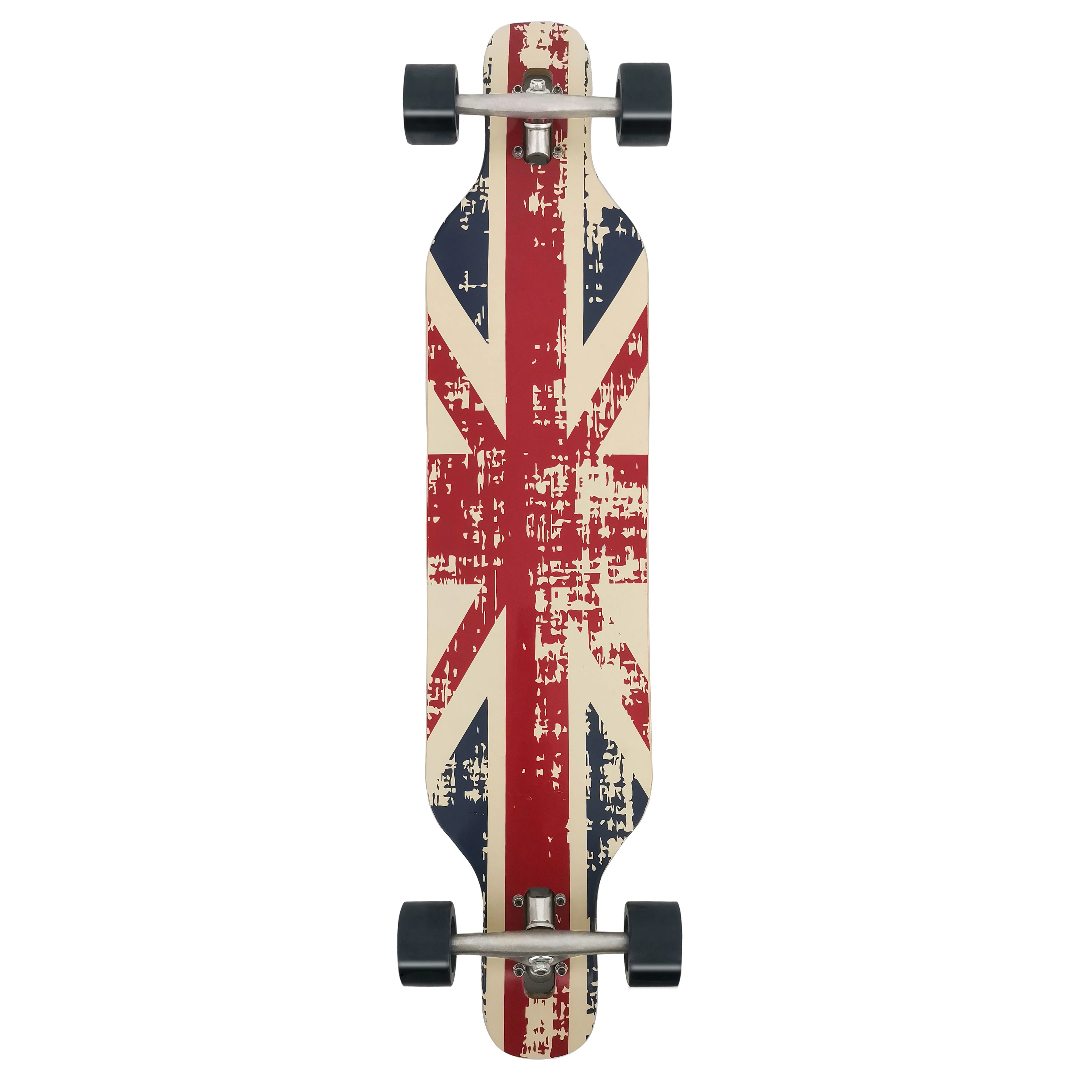Free-Style 42 Inch Maple Longboard  Skateboard for Adults and Teen