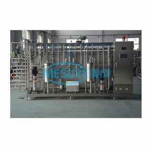 fresh dairy UHT or pasteurized milk processing plant production line machinery cream pasteurizer milk