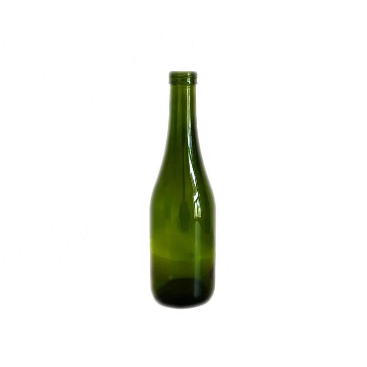 Frost 500ml 750ml Red  Wine Glass Bbottle Green glass liquor bottle wine glass bottle