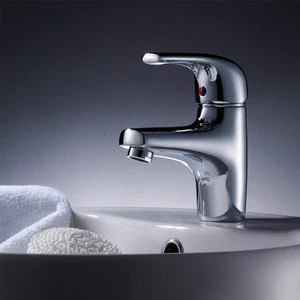 FUAO brass chromed bathroom wash basin faucet