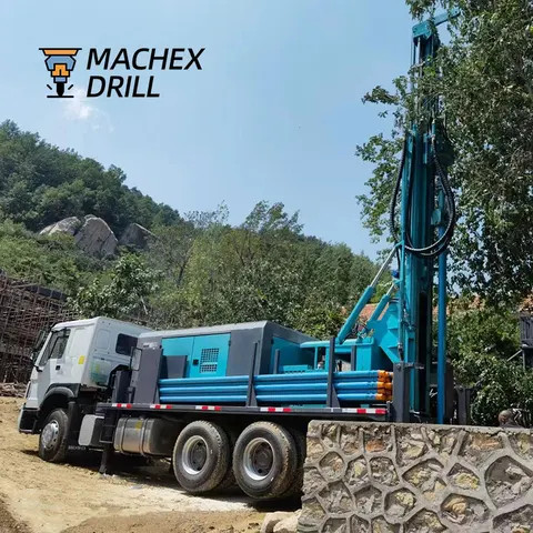 Buy Full Hydraulic 500 800 1000 Meters Hard Rock Water Well Drilling ...